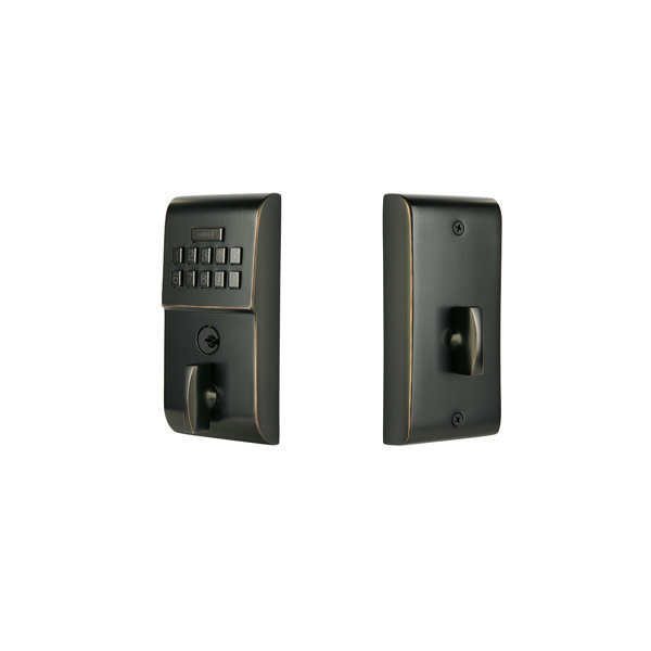 Emtek Modern Electronic Keypad Deadbolt & Reviews Wayfair